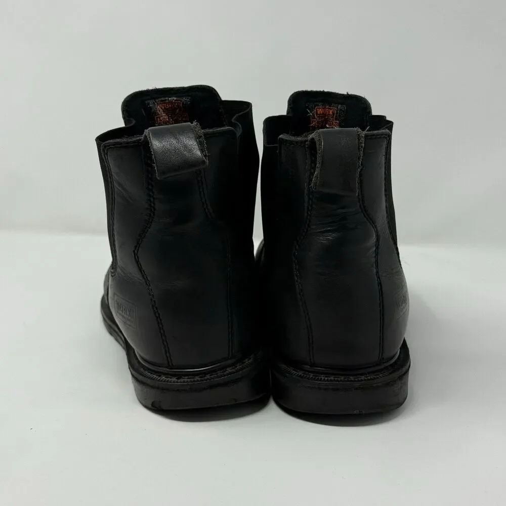 WORX Red Wing Joist 6” Romeo Chelsea Boots Mens 11.5 WW Wide Width Steel Toe